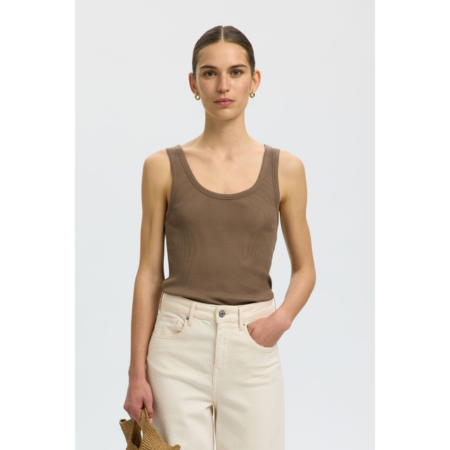 Selected Women Anna U-Neck Tank Top