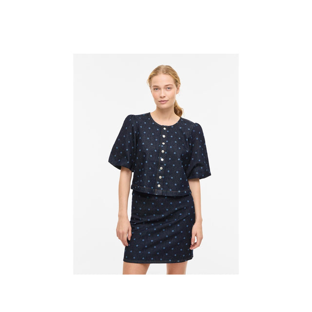 Vila Dot Denim top - model