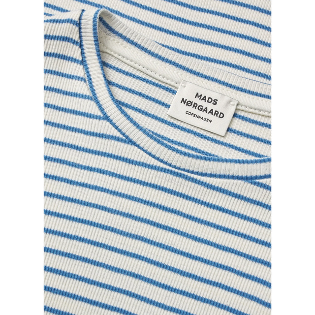 Mads Nørgaard 2x2 Cotton Stripe Tuba Tee LS