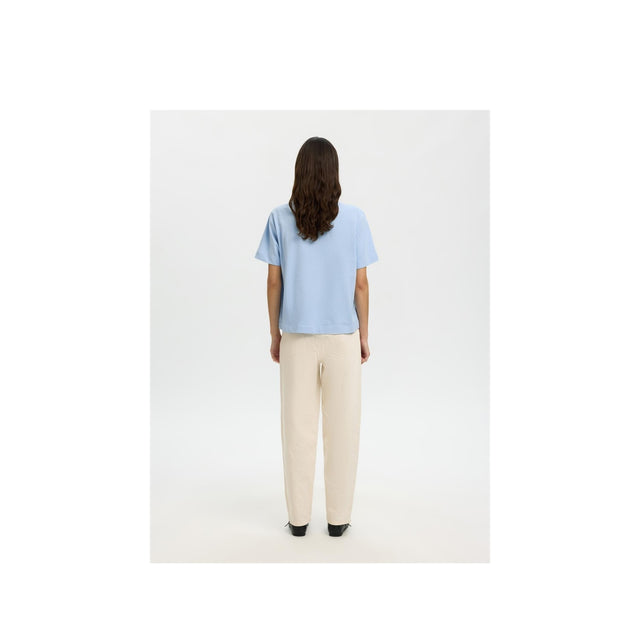 Selected Damen T-Shirt Essential SS Boxy Tee Noos