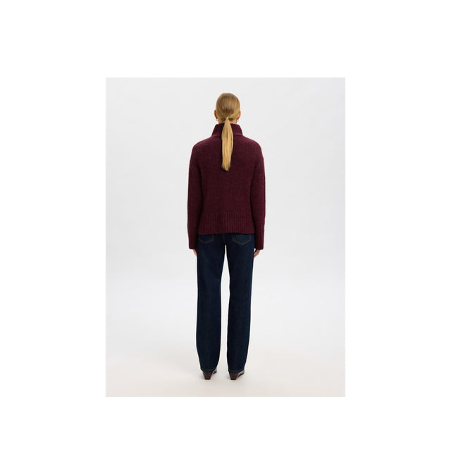 Selected Damen Gabriella Knit High Neck Noos