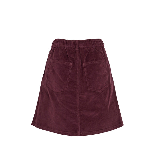 VILA Vifrost Corduroy A-line HW Skrirt