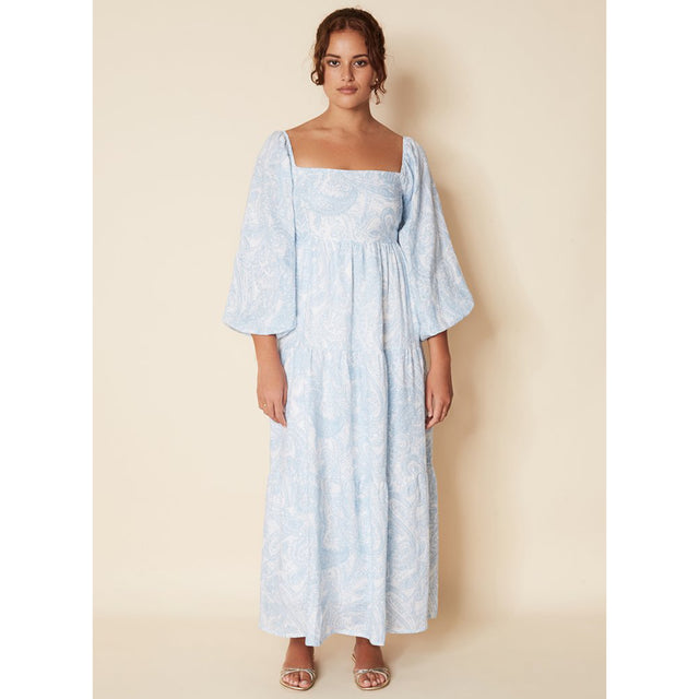 Faithfull the Brand Kjole ALISON MIDI DRESS - Prinsesse2ben